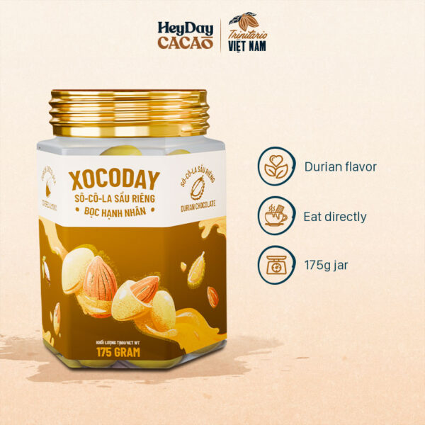Durian Chocolate Covered Almonds 175g